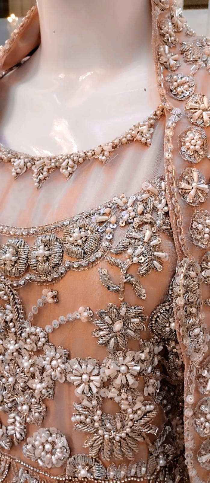Tea Pink Bridal Peshwas