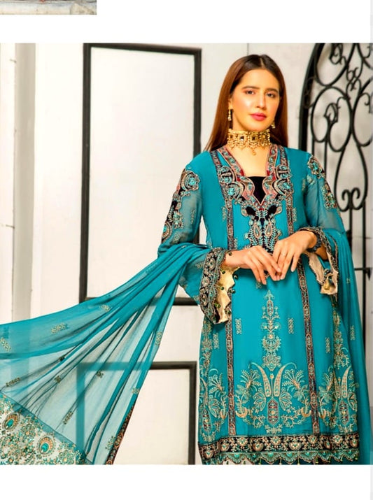 Ebroided Shaffon 3 piece