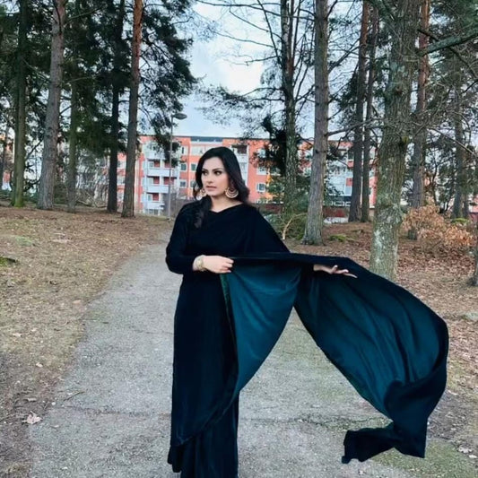 Velvet Saree