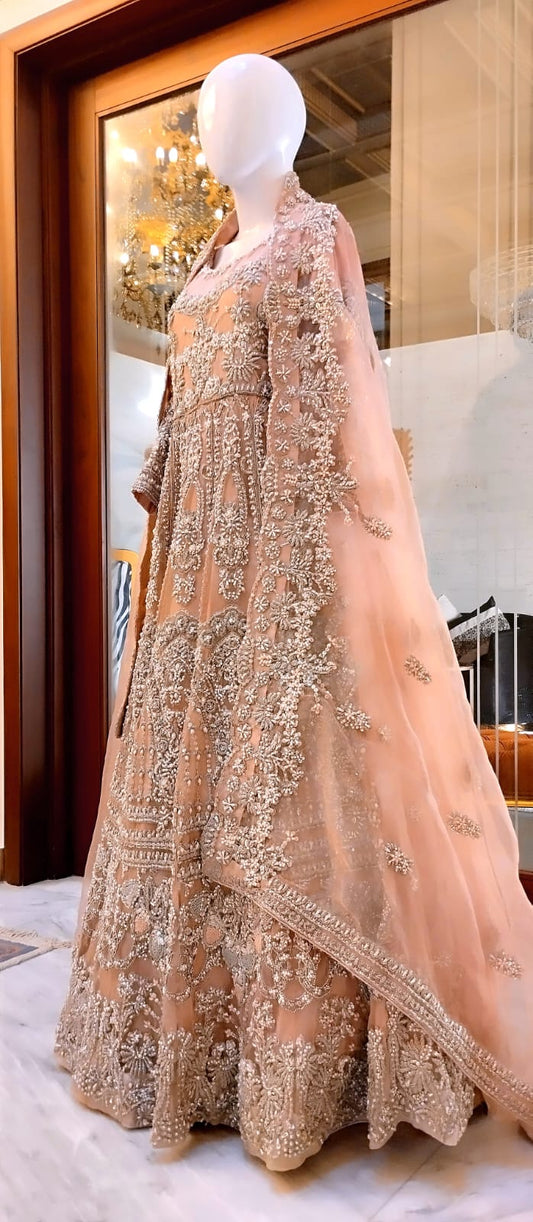 Tea Pink Bridal Peshwas
