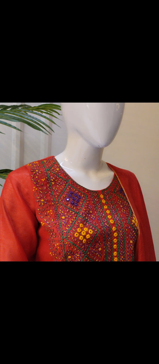 Embroided 3piece