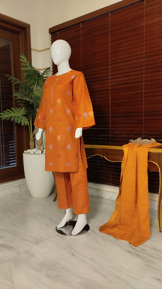 Embroided 3piece