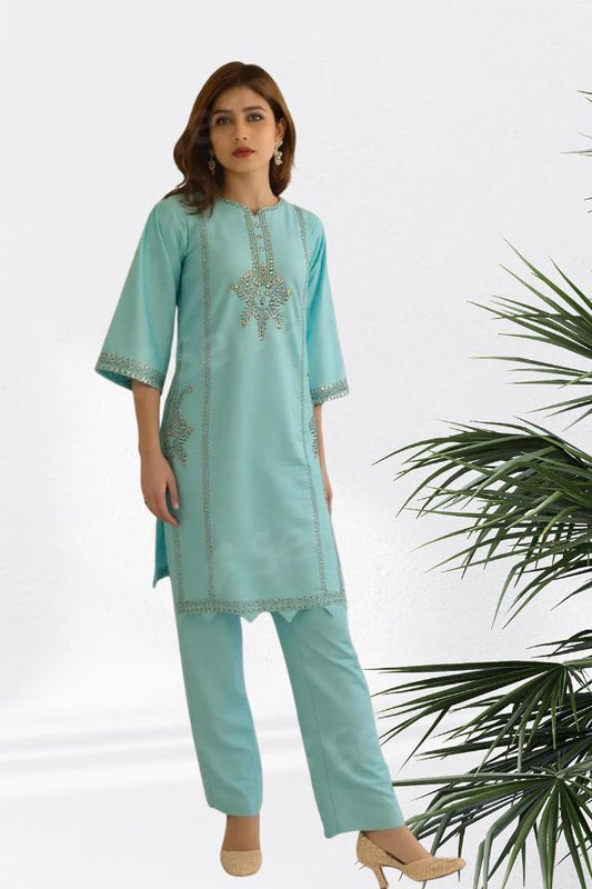 Embroided 3 piece Ready to wear