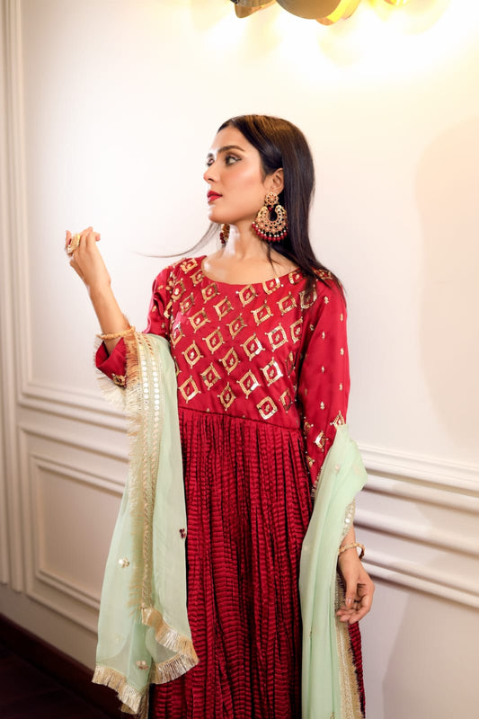 Crush Silk Maxi