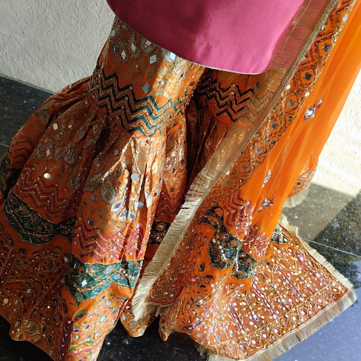 Mughlia Gharara Set