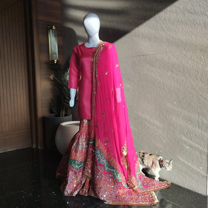 Mughlia Gharara Set
