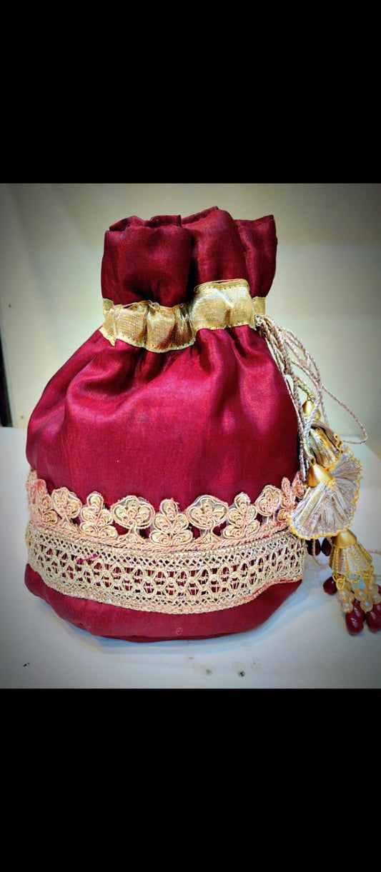Cherry  Red pouch